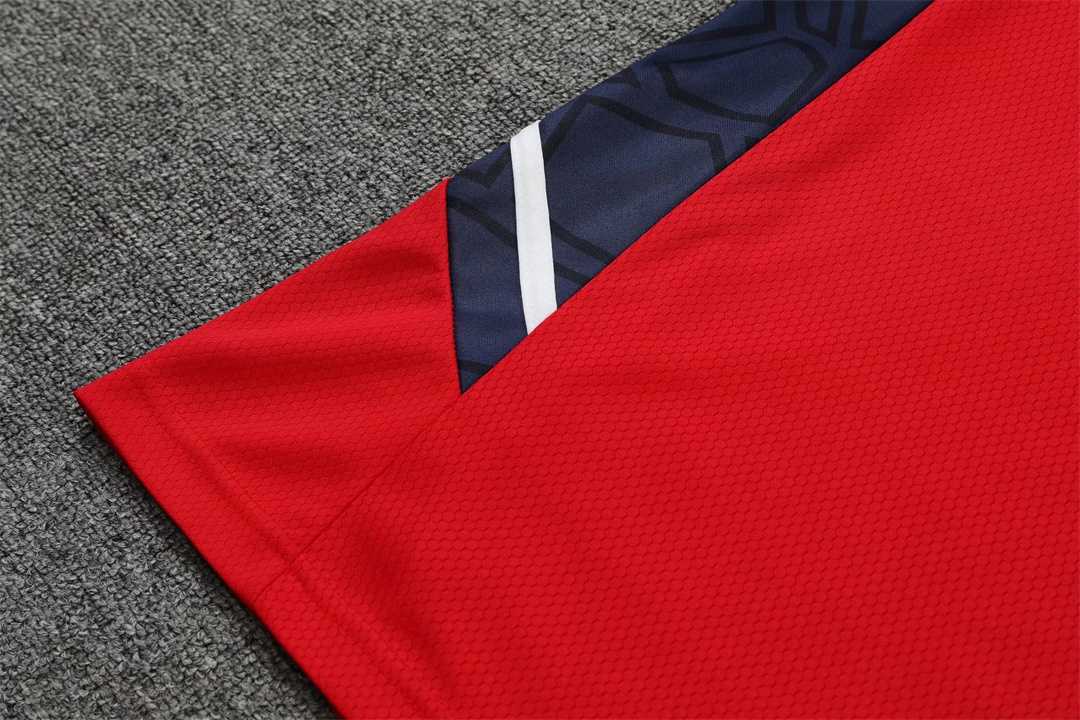 22-23 Arsenal vest training suit kit red 4