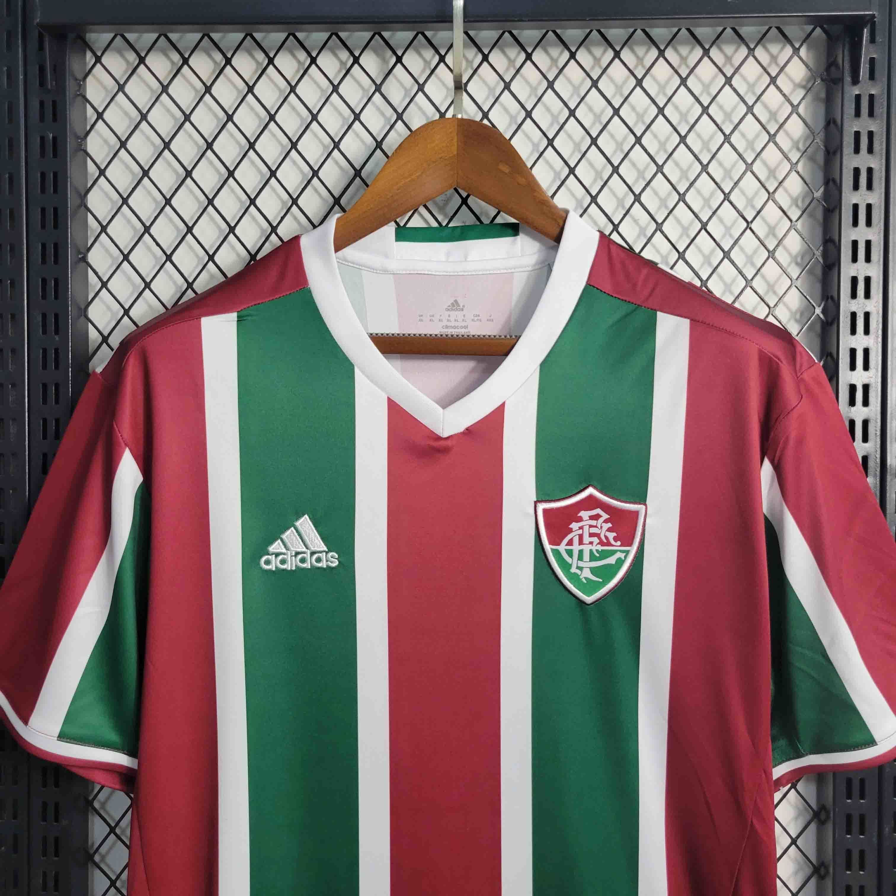 16-17 Retro Fluminense Home S-XXL Cheap Football Kit 4