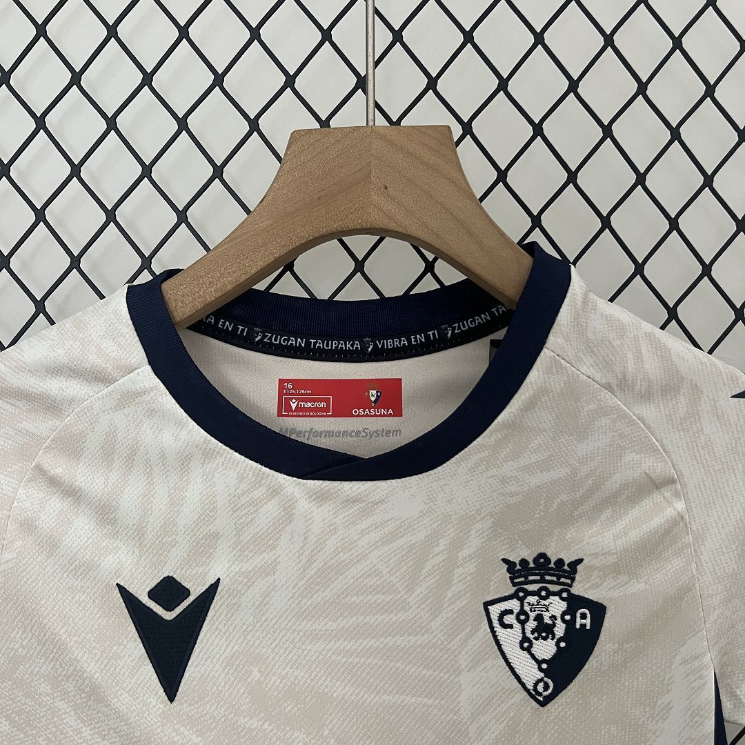 24-25 Osasuna Away Kid Kits Youth Apparels Football AAAAJersey Yupoo 1