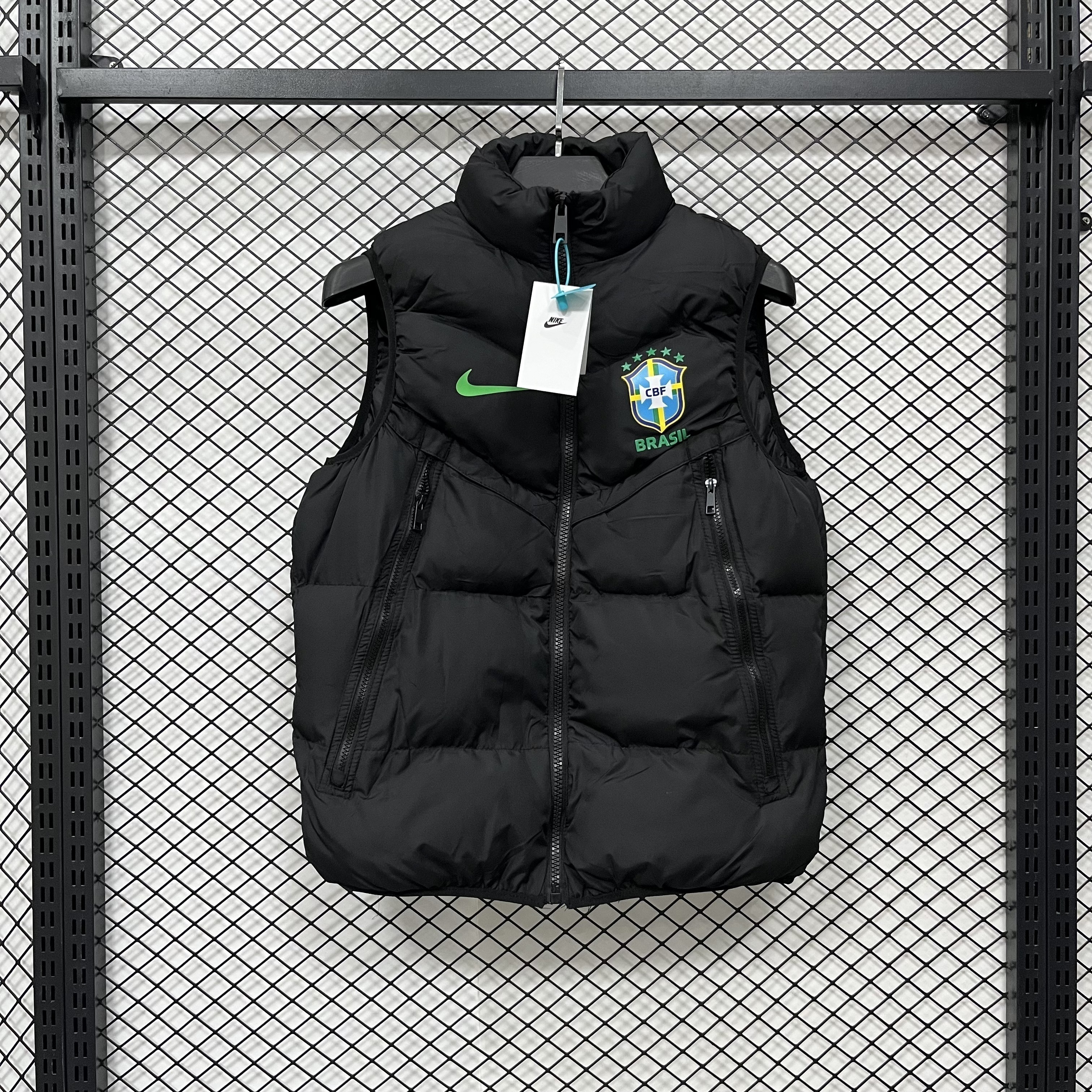 25-26 Brazil Vest Kit Soccer Windbreaker AAAAJersey Supply Yupoo 2