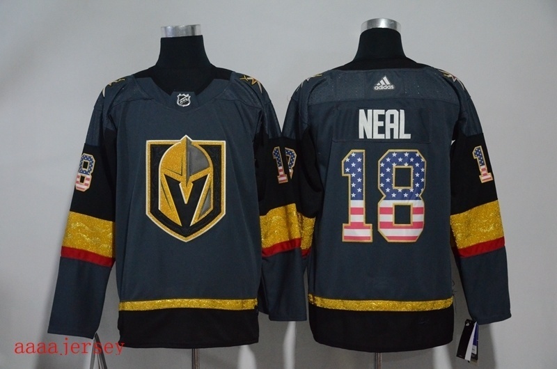 Vegas Golden Knights ice hockey jersey M-3XL 维加斯金骑士队冰球服 2