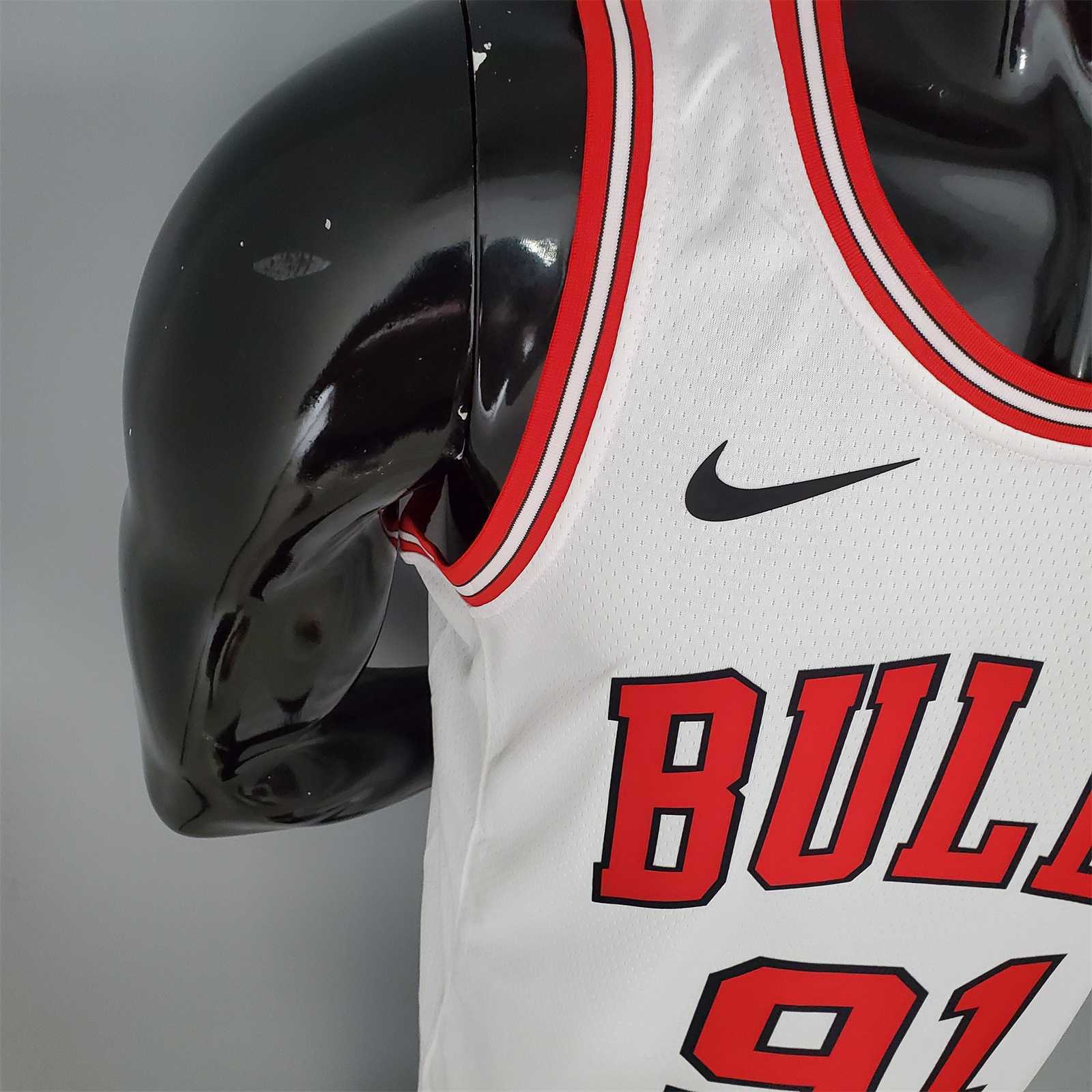 ROOMAN#91 Chicago Bulls white 4