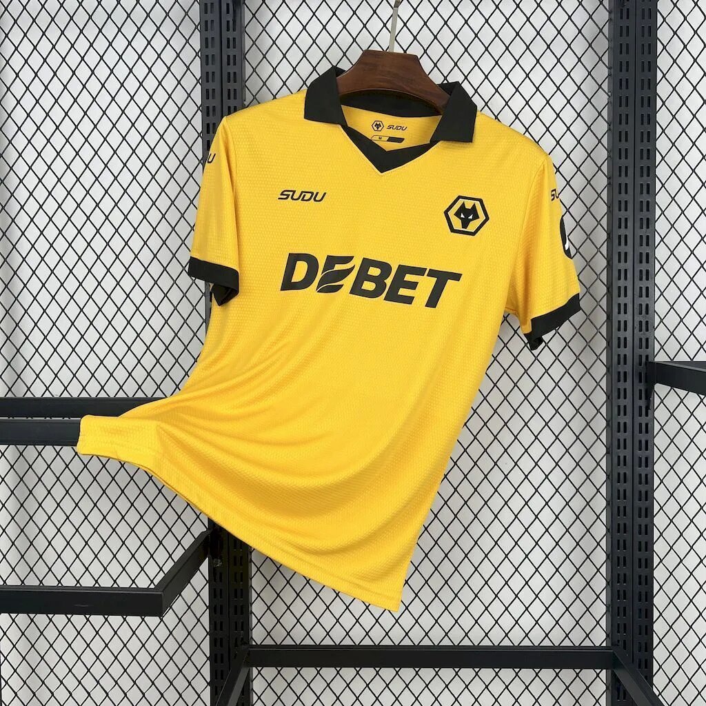25-26 Wolves Home Kit Football T-Shirt AAAAJersey Wholesale Yupoo