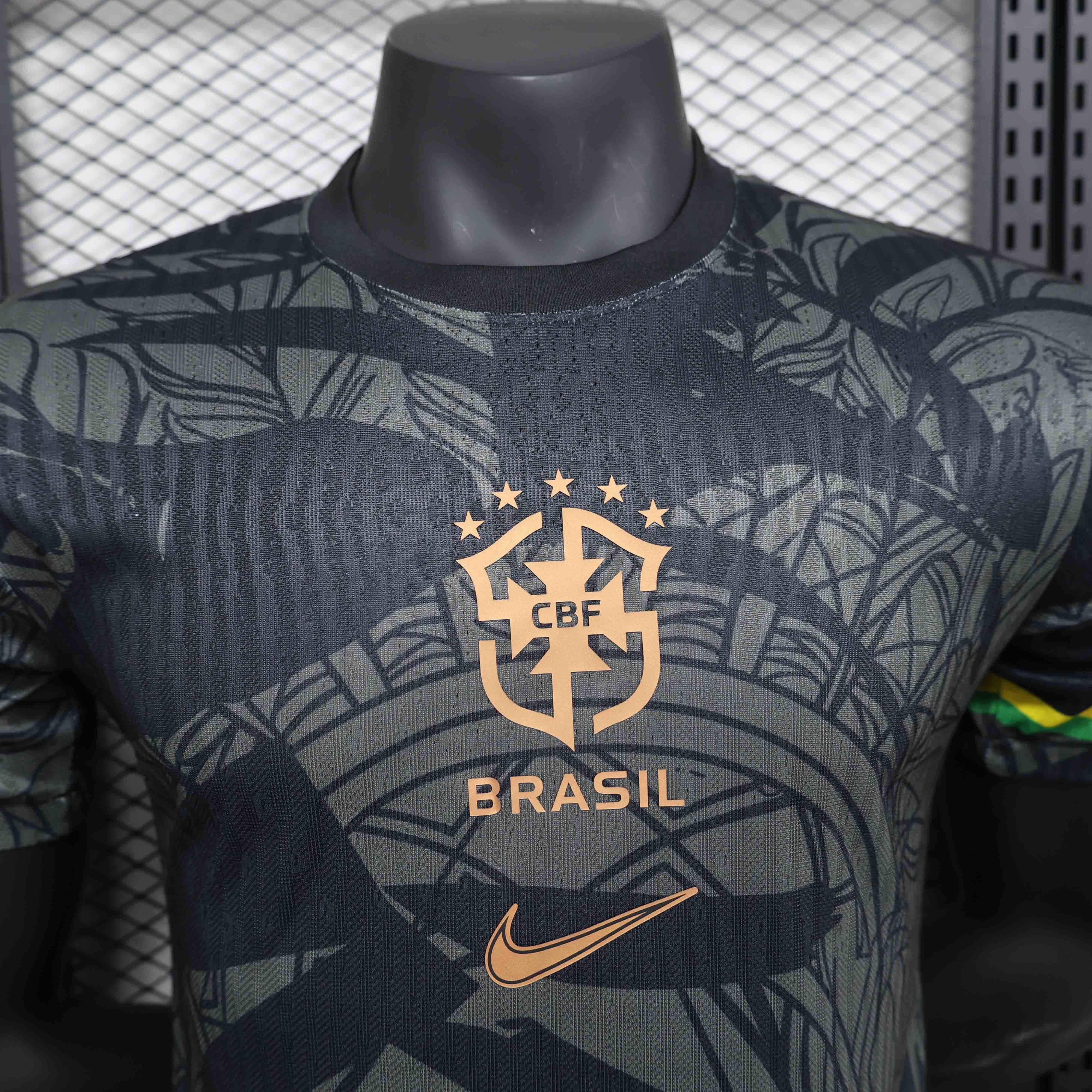 2024 Brazil Grey Special Edition Player Version Shirt AAAAJersey Supplier Yupoo 1
