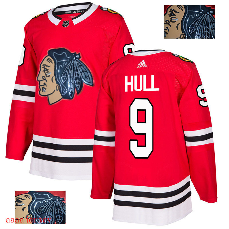 2018 Chicago Blackhawks ice hockey jersey M-3XL 芝加哥黑鹰队时尚亮片款冰球服 23