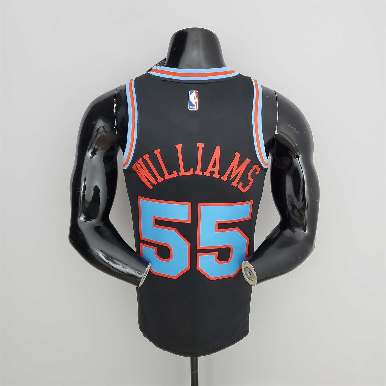 2021 Kings Williams#55 Black City Edition 1