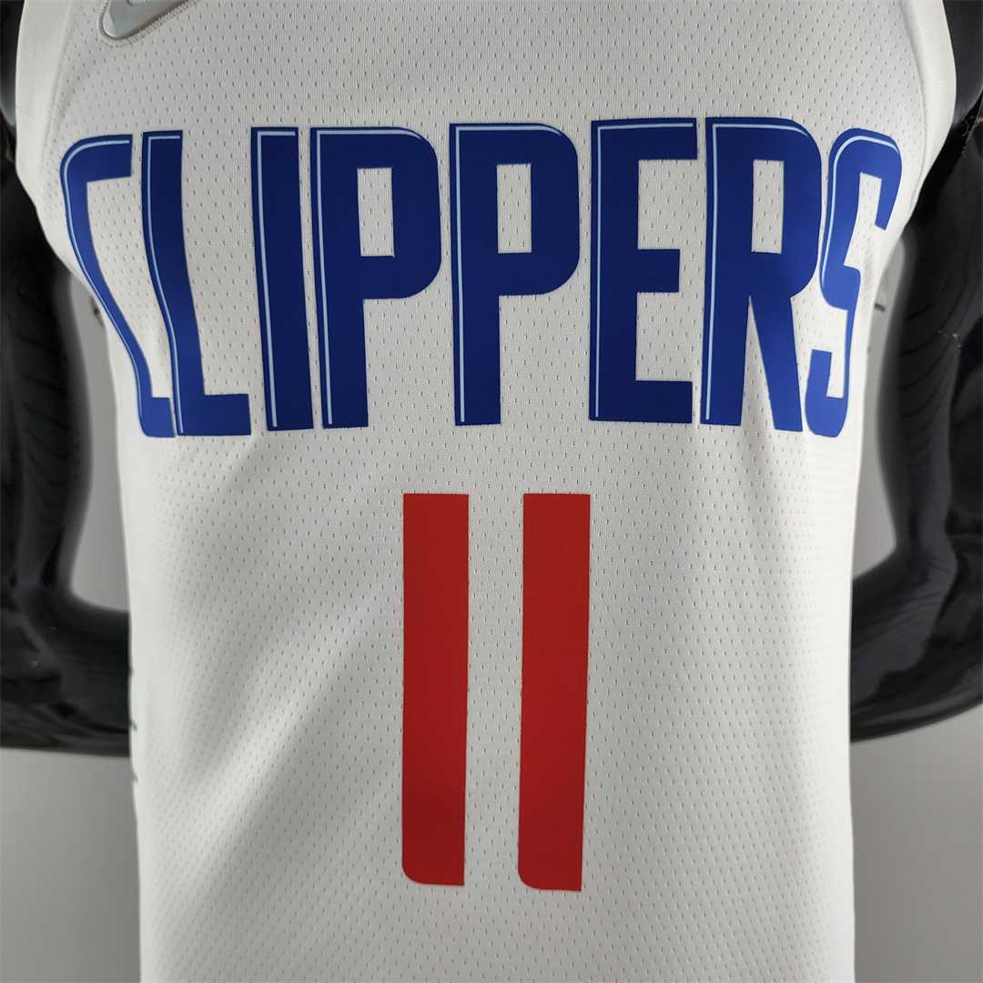 75th Anniversary WALL#11 Los Angeles Clippers NBA Jersey White 9