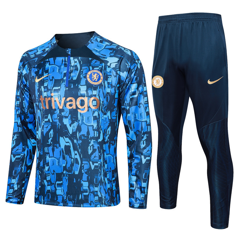 23-24 Chelsea Long Sleeve Training Suit Yupoo