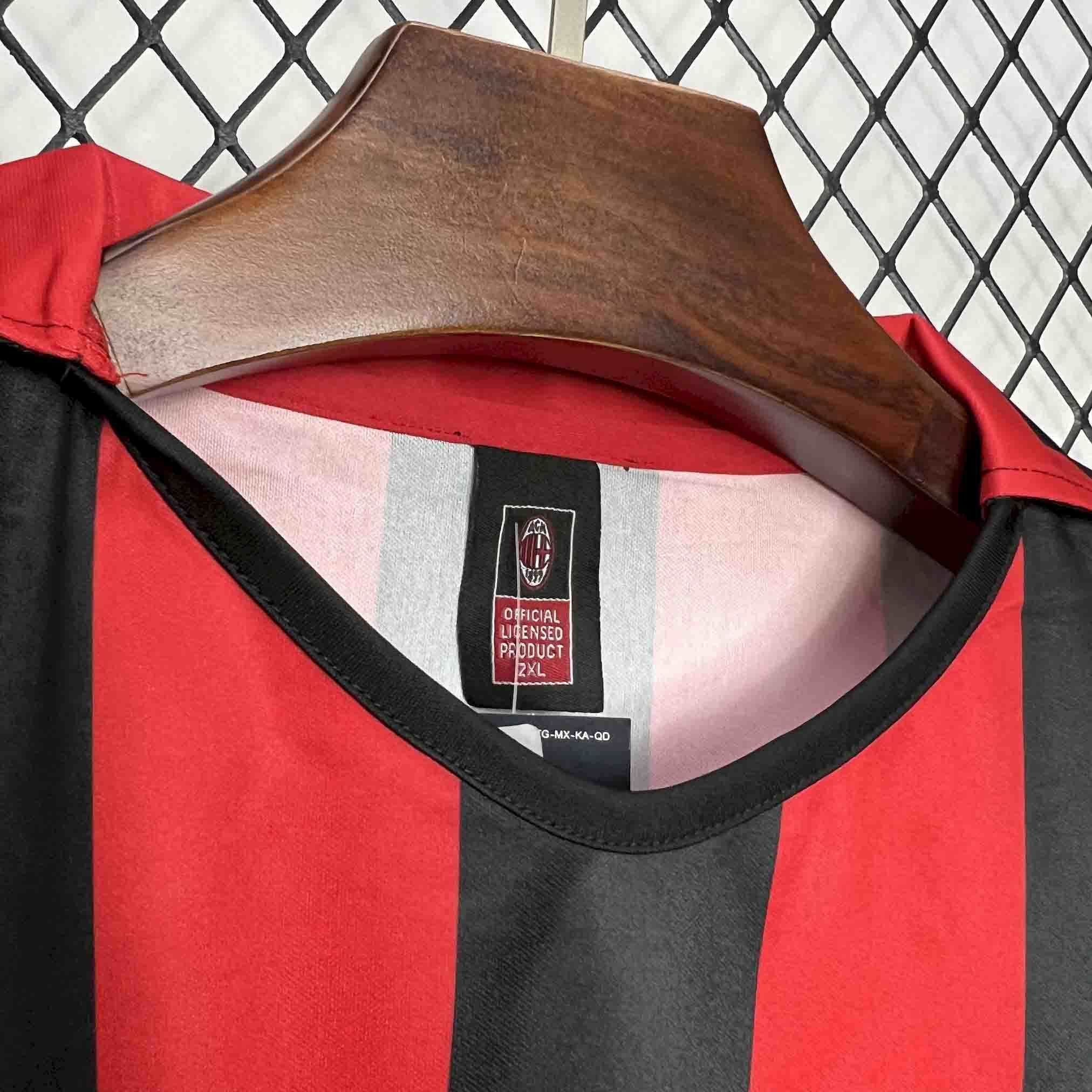 88-89 AC Milan Home Retro Kit Vintage Shirt AAAAJersey Supplier Yupoo 3