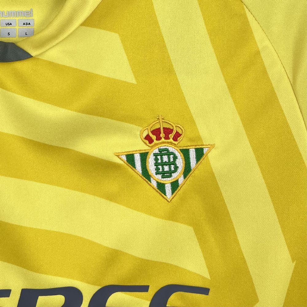 25-26 Real Betis Yellow Goalkeeper Shirt Football Apparels AAAAJersey Supply Yupoo 2