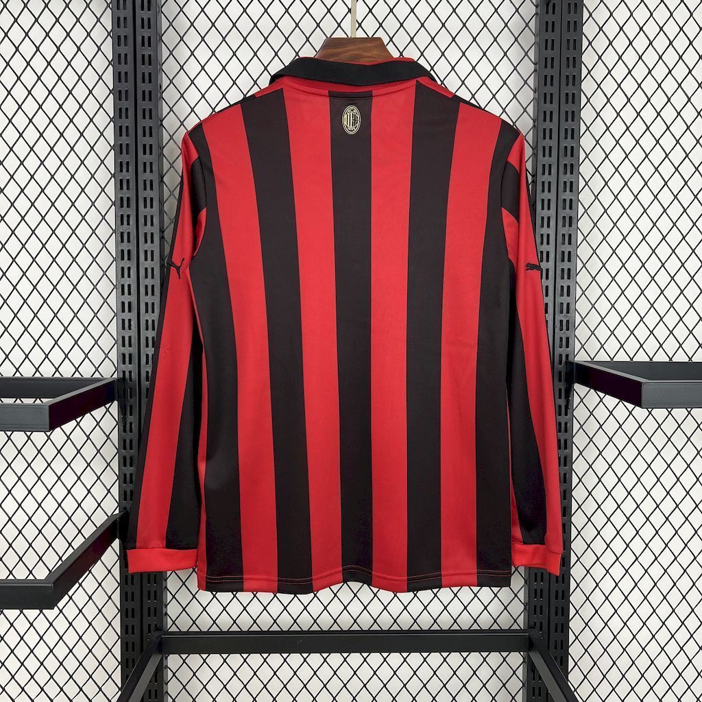 24-25 AC Milan 125th Anniversary Edition Red Long Sleeve Kit AAAAJersey Supplier Yupoo 1