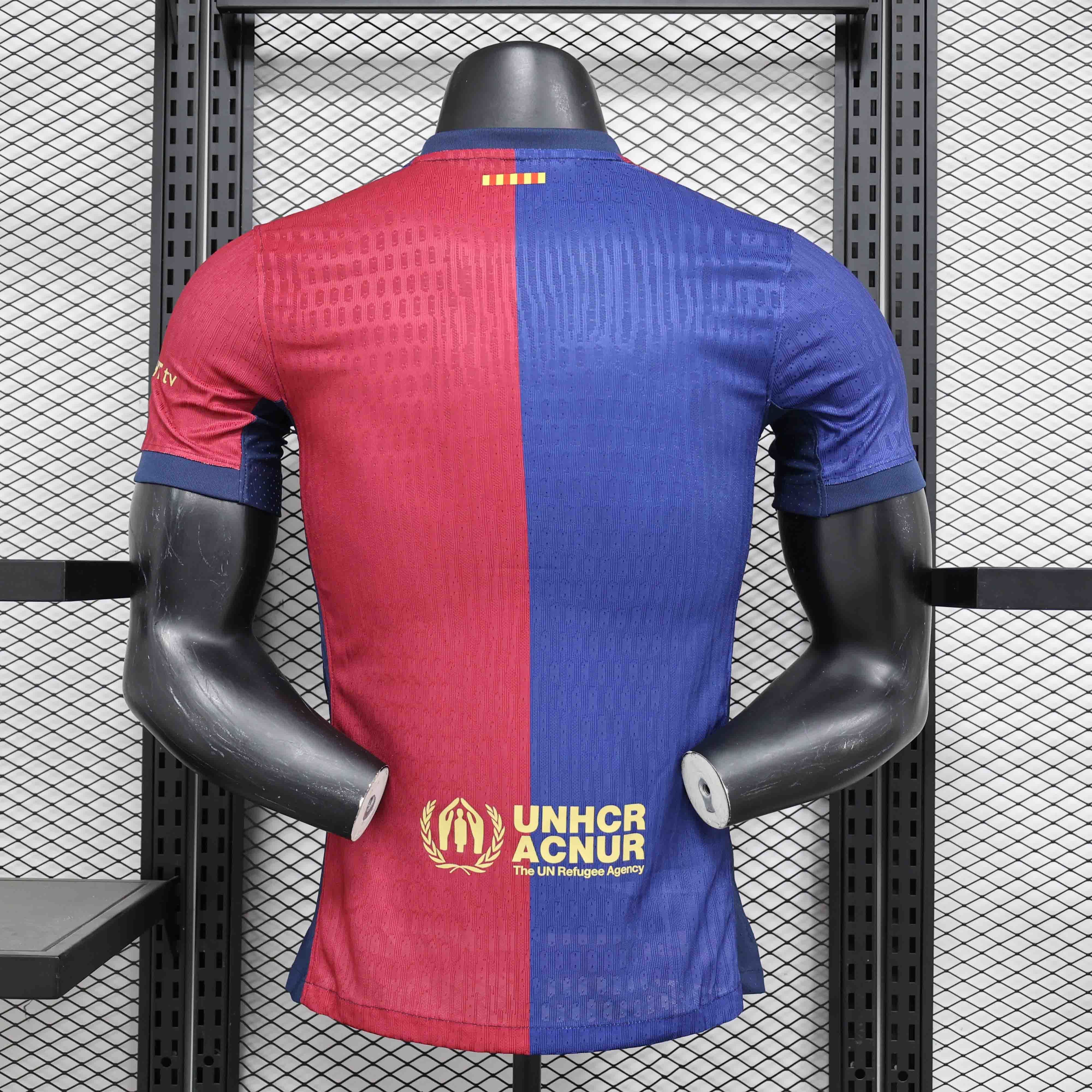 24-25 Barcelona Home Blank without Sponsors Player Version Shirt AAAAJersey Supplier Yupoo 1