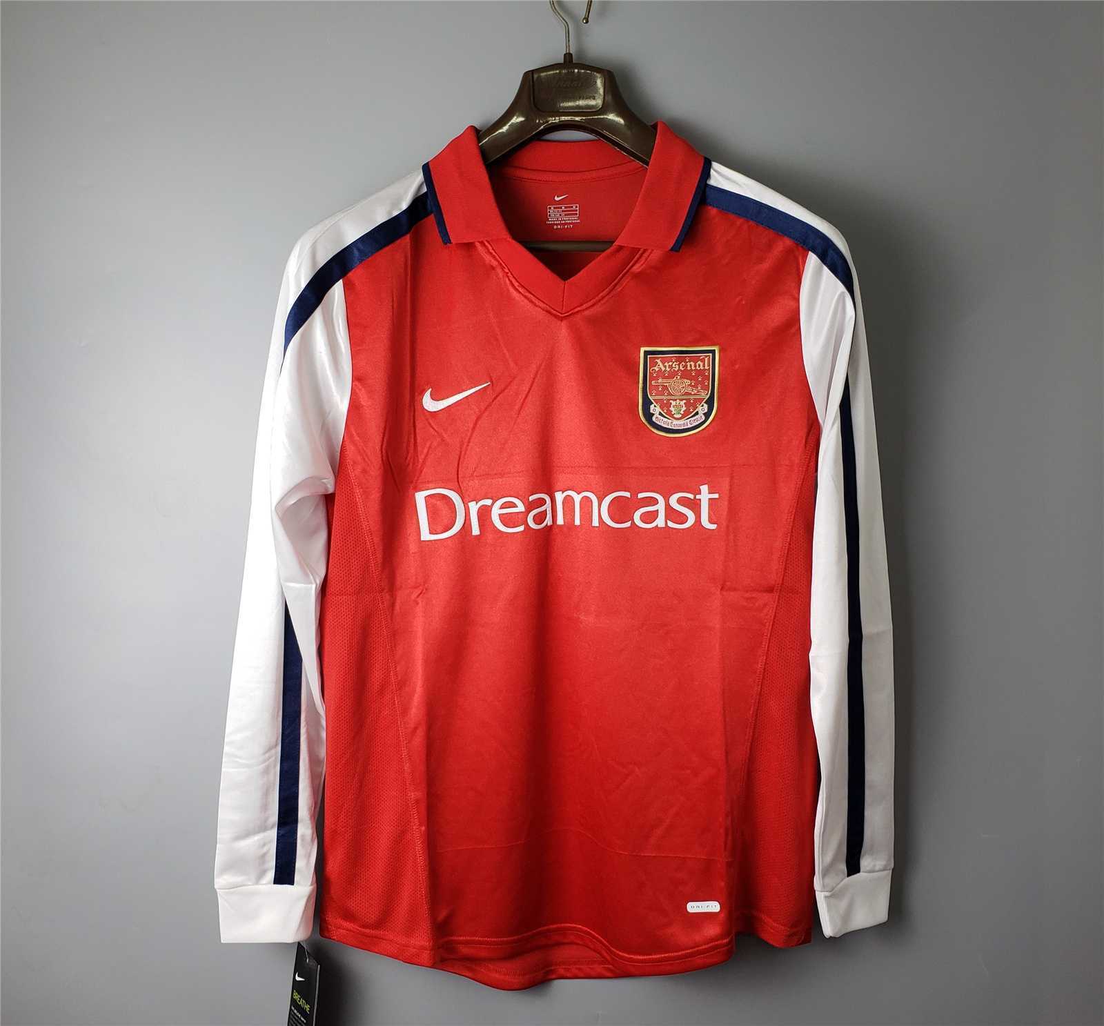 00-01 Arsenal home long sleeve