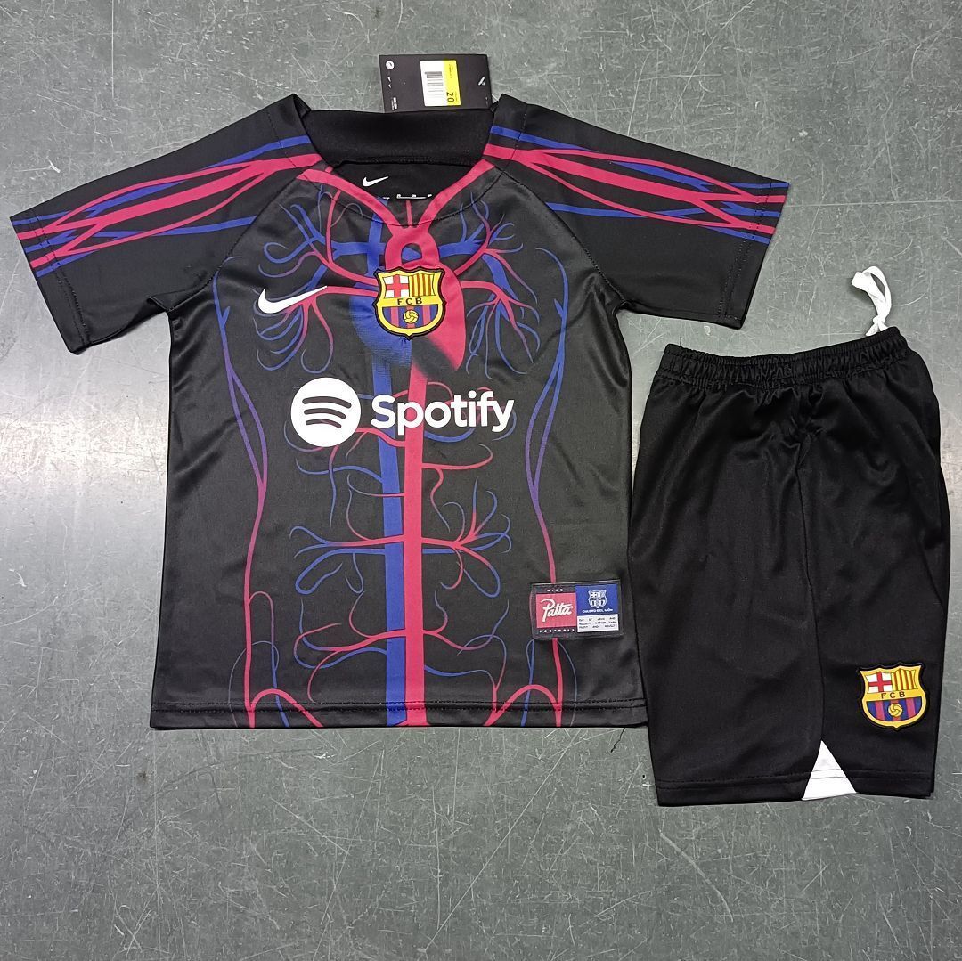 23-24 Barcelona Kids x Patta Culers del Món Special Edition Size-16-28 Soccer Jersey Yupoo 8