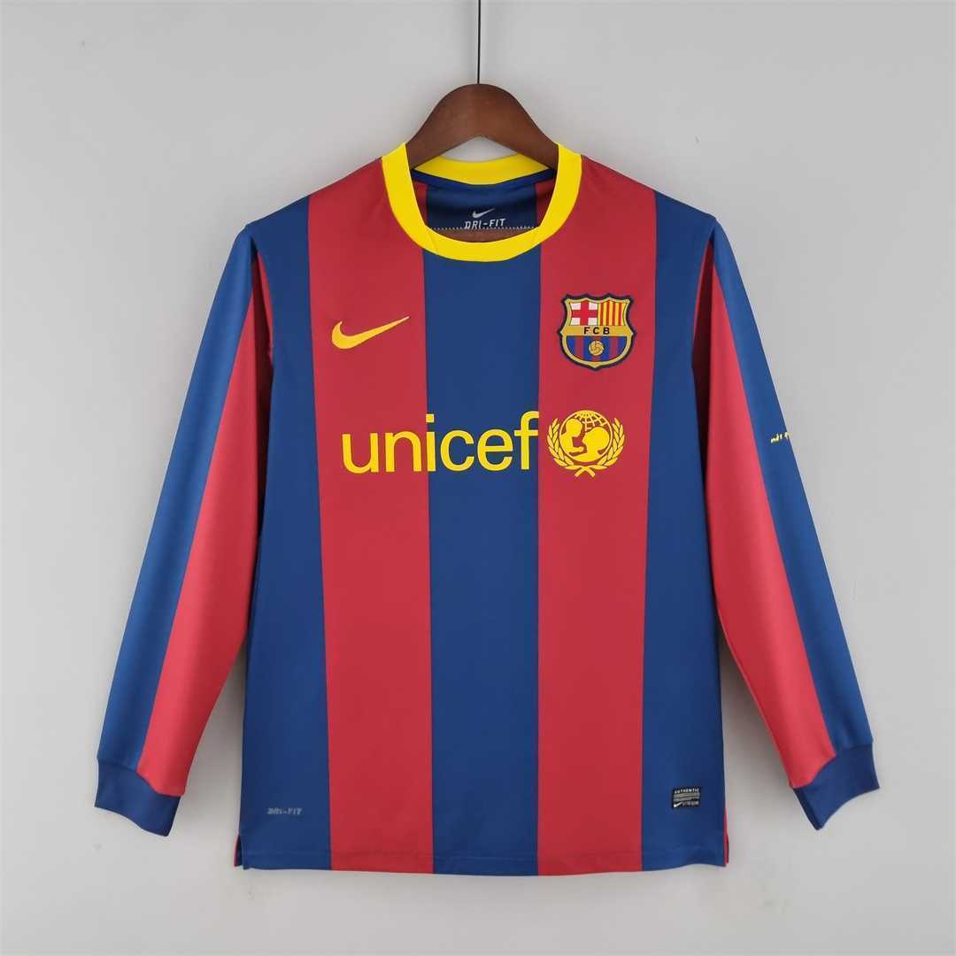06-07 Barcelona UEFA Champions league home long sleeve
