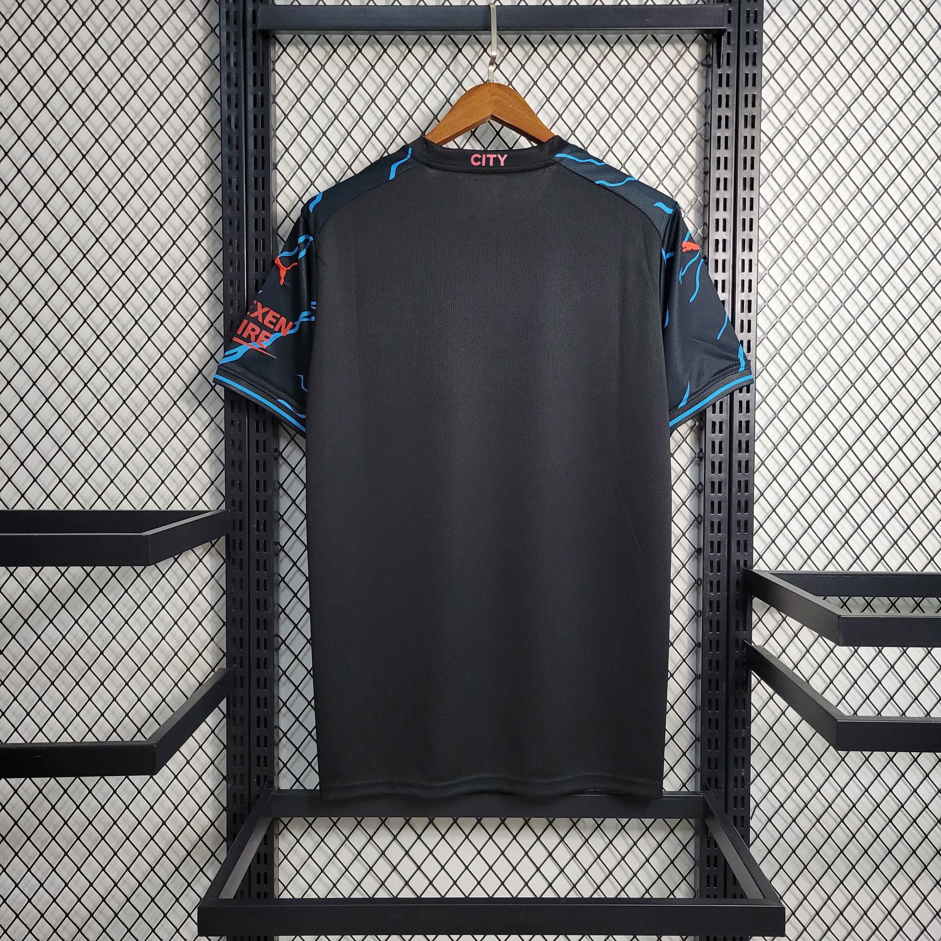 23-24 Manchester City Third away size S-4XL Soccer Jerseys 3