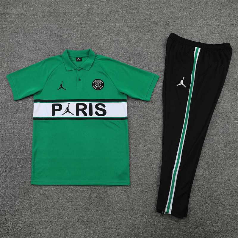 Polo Jordan PSG green corsage 12