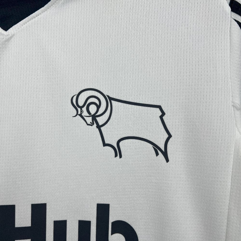 25-26 Derby County Home Kit Sport Football T-Shirt AAAAJersey Supply Yupoo 2