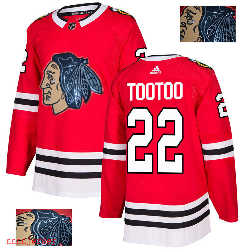 2018 Chicago Blackhawks ice hockey jersey M-3XL 芝加哥黑鹰队时尚亮片款冰球服 6