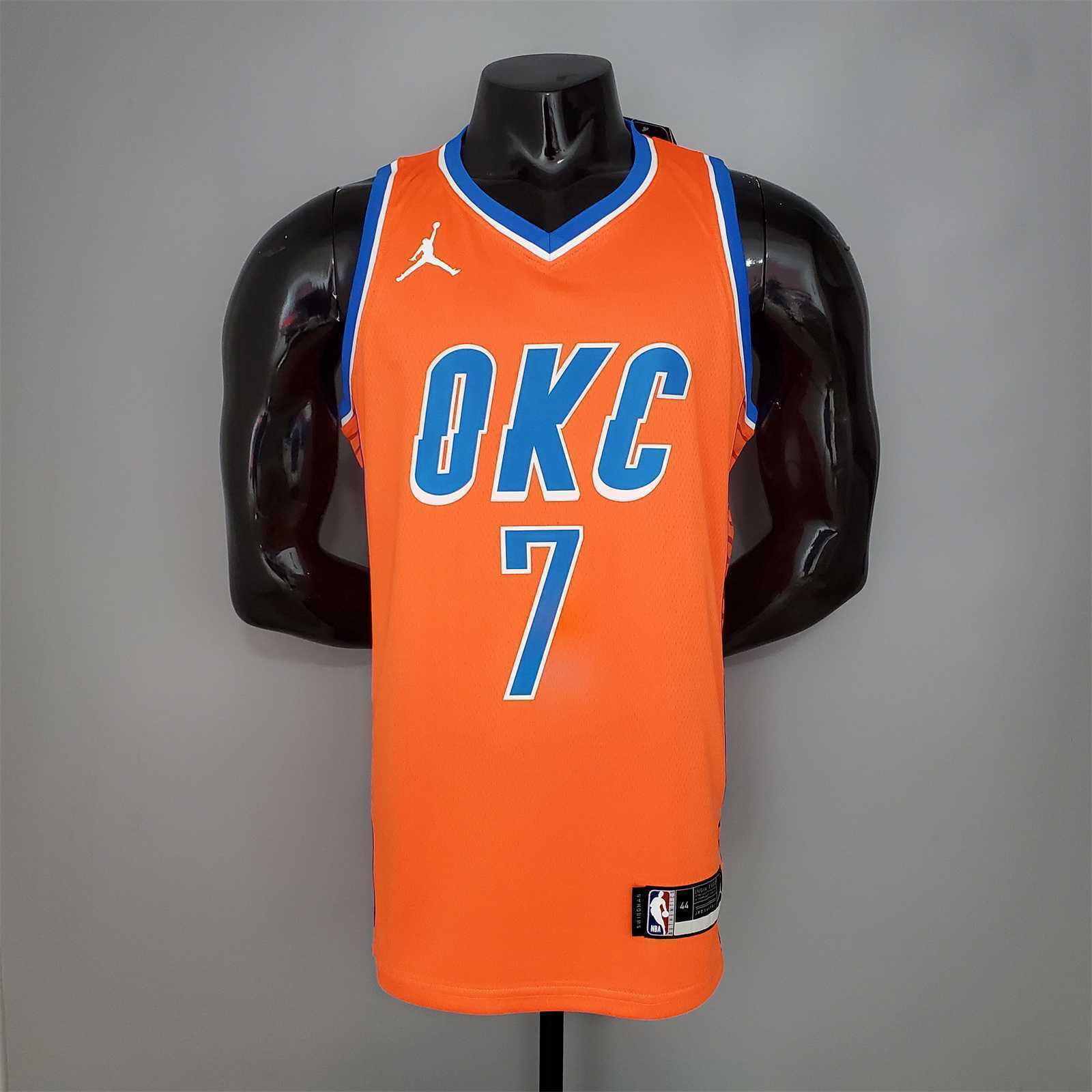 ANTHONY#7 Thunder Jordan Orange