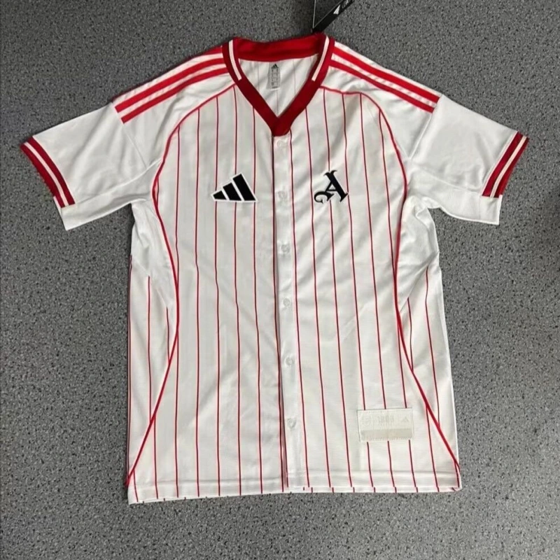 25-26 Arsenal Baseball style Pre Match Casual Training Soccer shirt AAAAJersey Yupoo 4