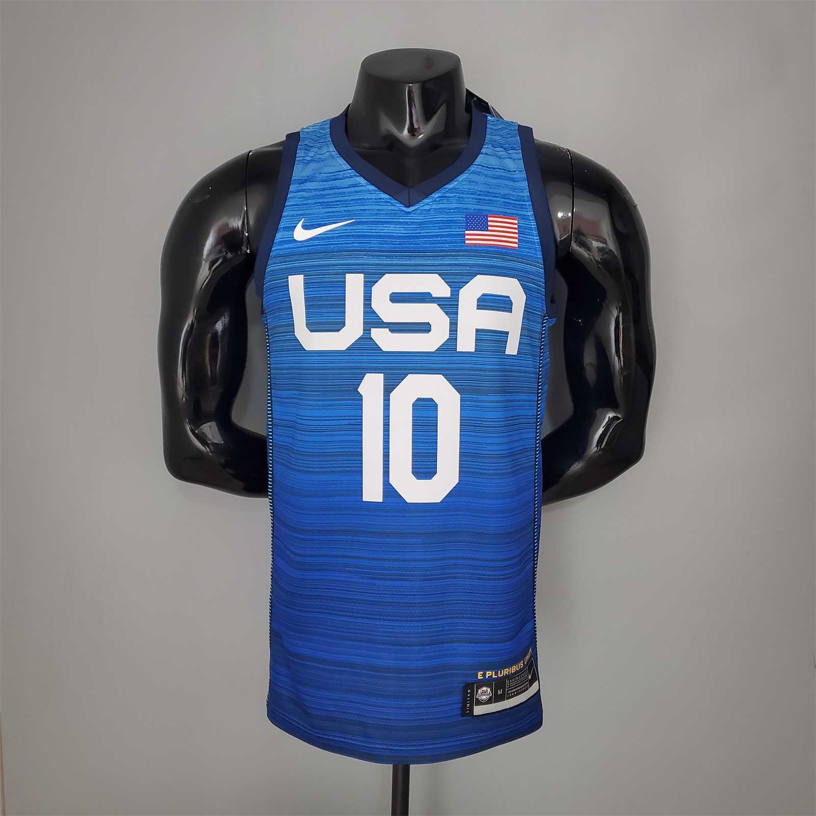 2021 Olympic Games TATUM#10 USA Team USA Blue