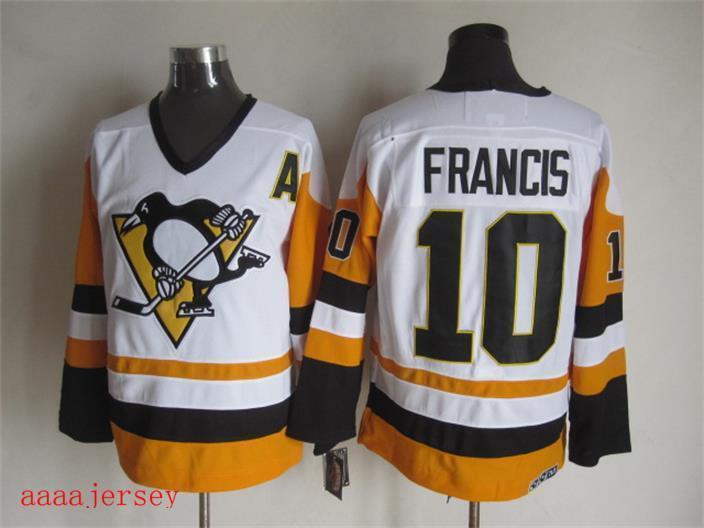 Pittsburgh Penguins retro ice hockey jersey M-3XL 匹兹堡企鹅队复古冰球服 1