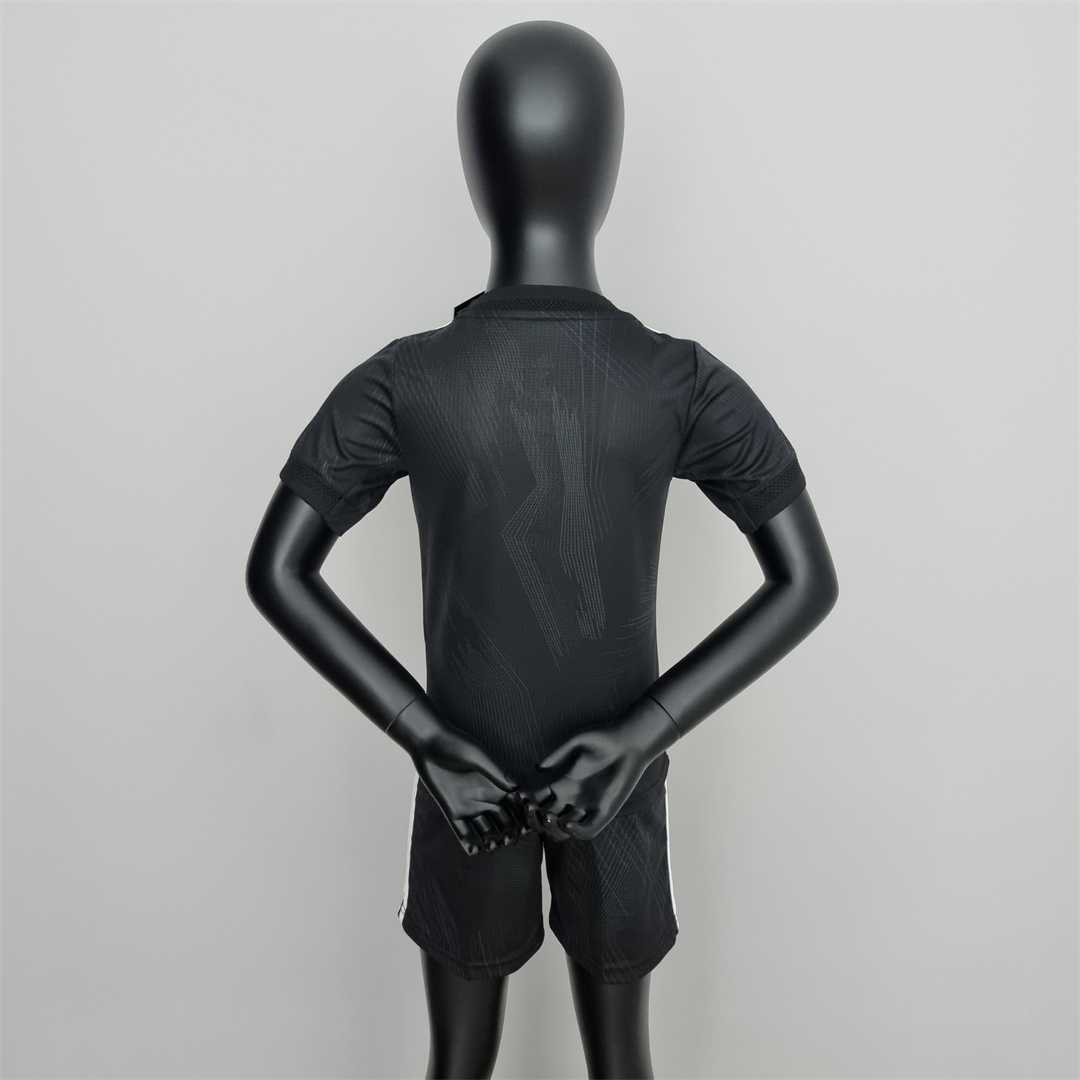 22-23 Real Madrid Y3 black kids kit 9