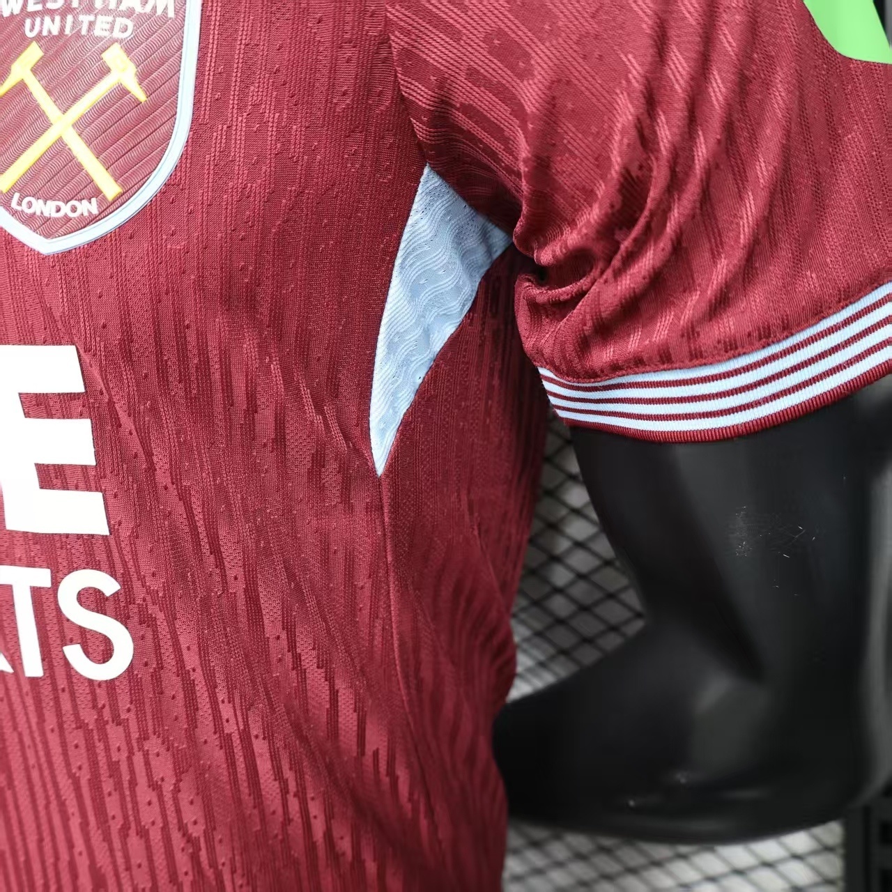 25-26 West Ham Home Kit Player Version Football Summer Shirt Soccer AAAAJersey Supplier Yupoo 4