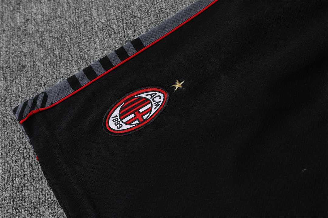 22-23 AC Milan Training Suit Short Sleeve Kit Grey 23