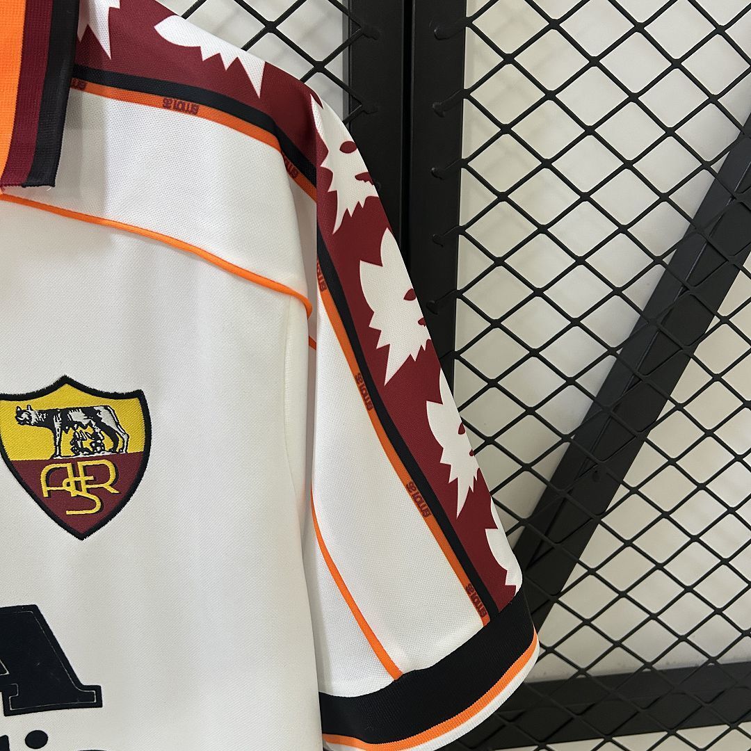 98-99 Roma Away Retro Kit Vintage Shirt AAAAJersey Dropship Yupoo 1