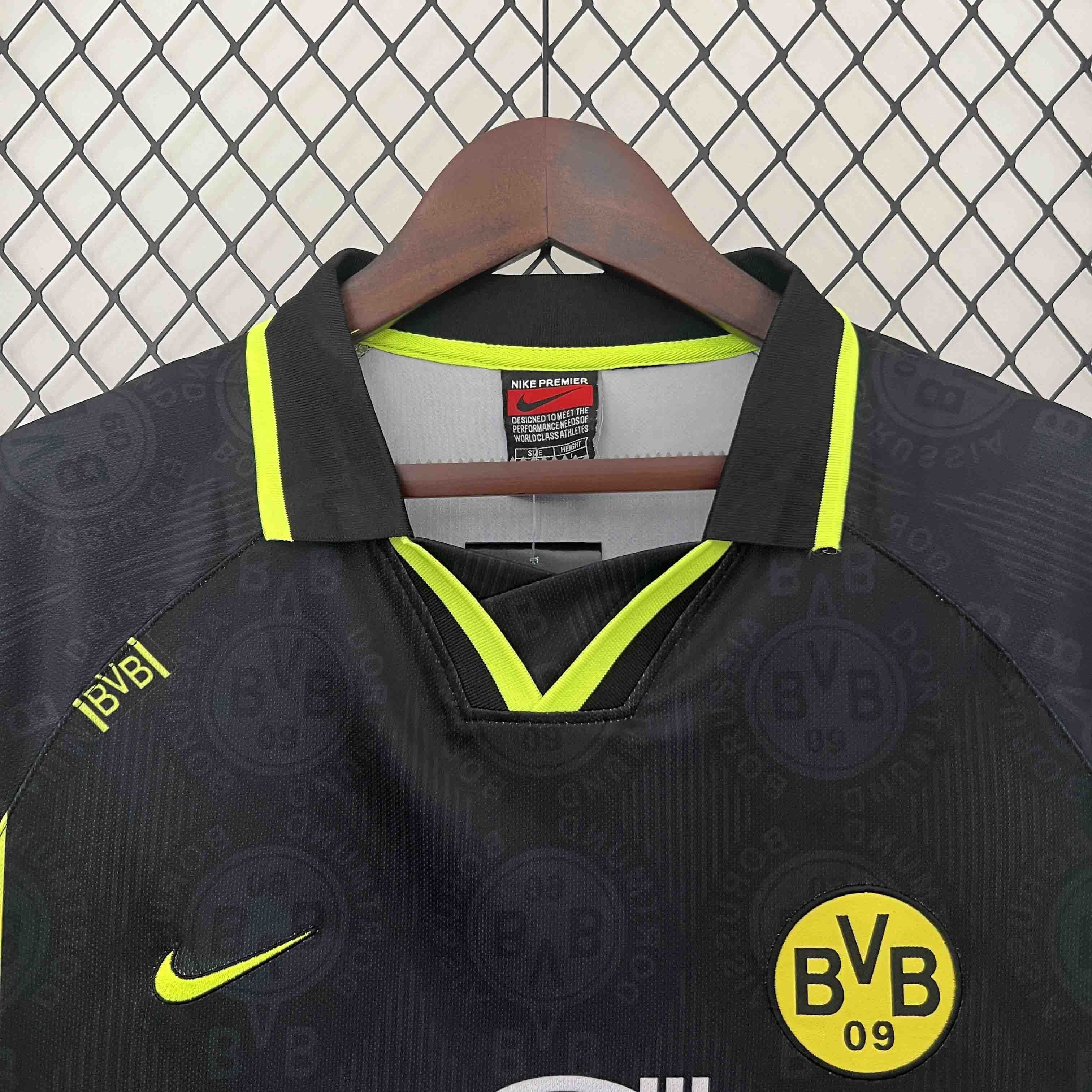 96-97 Dortmund BVB Away Retro Kit Vintage Shirt Best Wholesale Yupoo 4