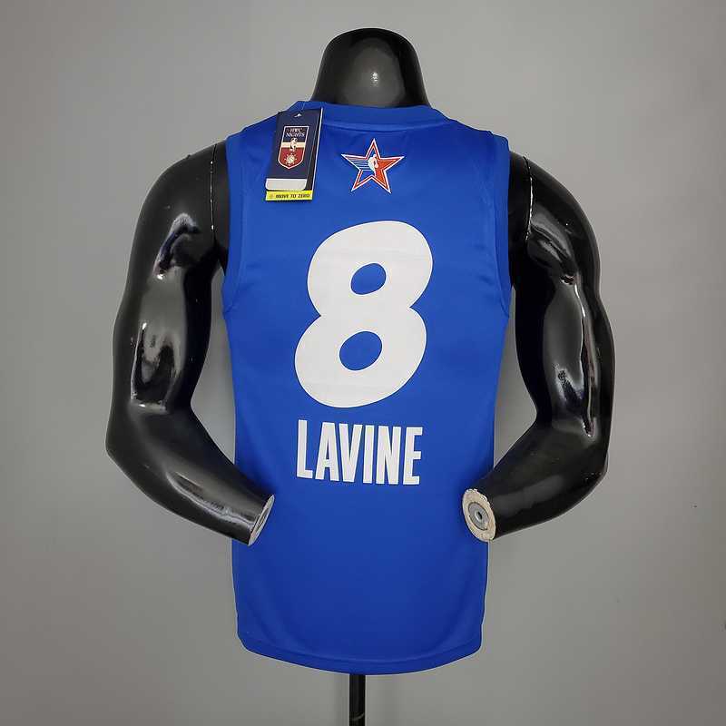 2021 LAVINE#8 All-Star Blue 4
