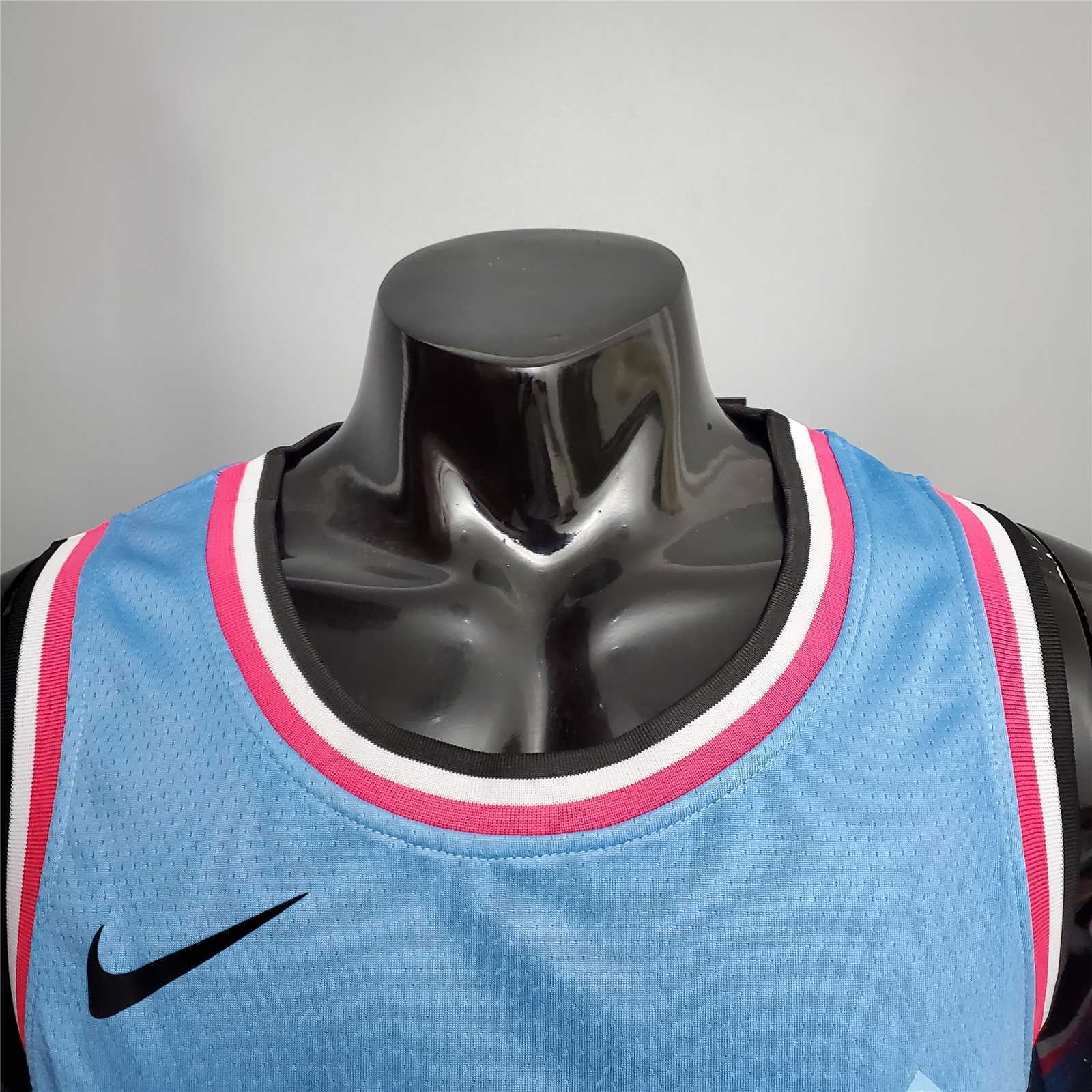 WADE #3 Miami Heat V-neck blue 7