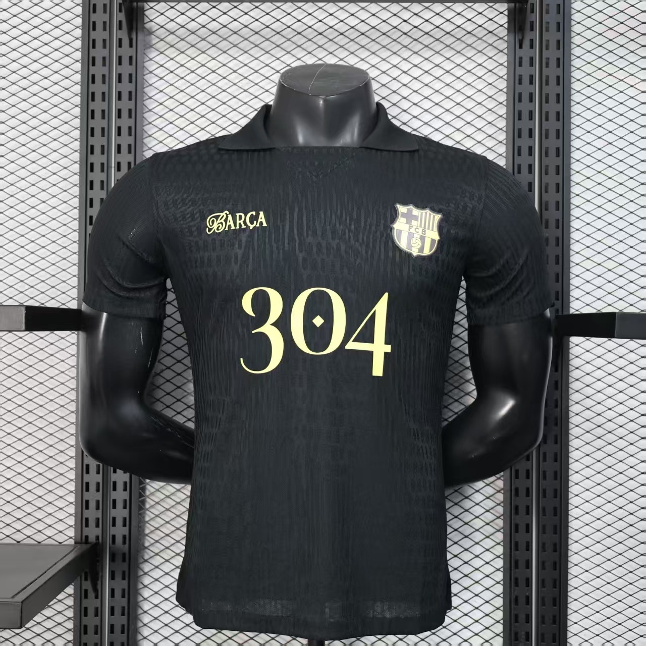 25-26 Barcelona Lamine Yamal 304 Black Special Player Version été Shirt AAAAJersey Supplier Yup