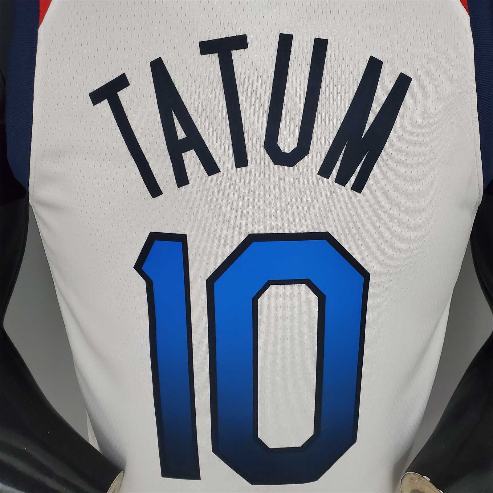 2021 Olympic Games TATUM#10 USA Team USA White Red 2