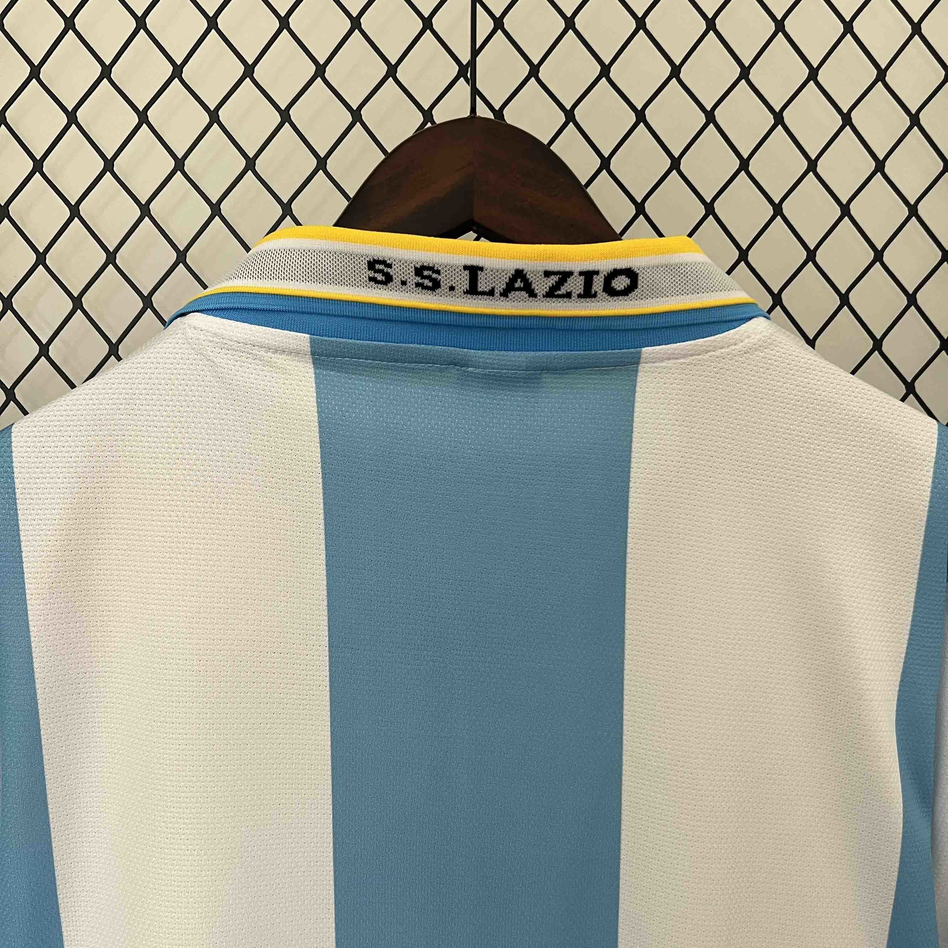 99-00 Lazio Home Retro Kit Football Apparel AAAAJerseys Dropshipping Yupoo 5