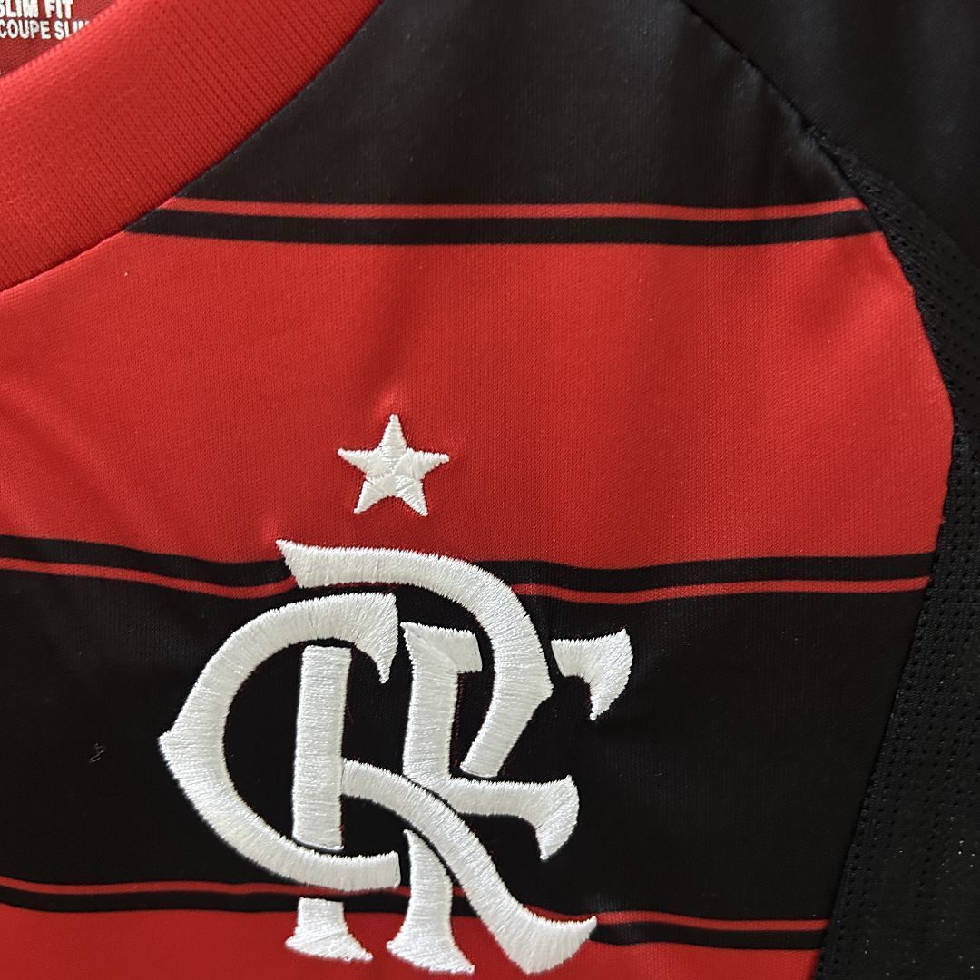 25-26 Flamengo Home Kid Kits Youth Apparels AAAAJersey Dropship Yupoo 4