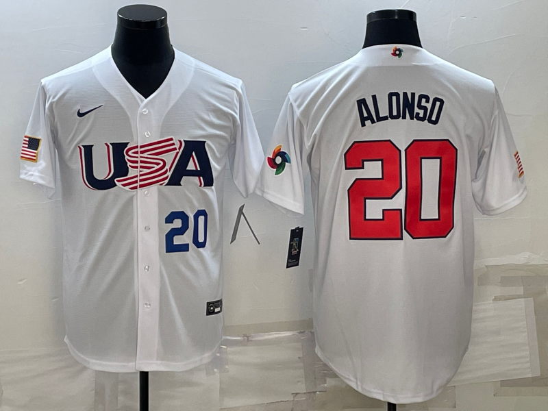 USA 2023 World Cup Baseball Jerseys 62