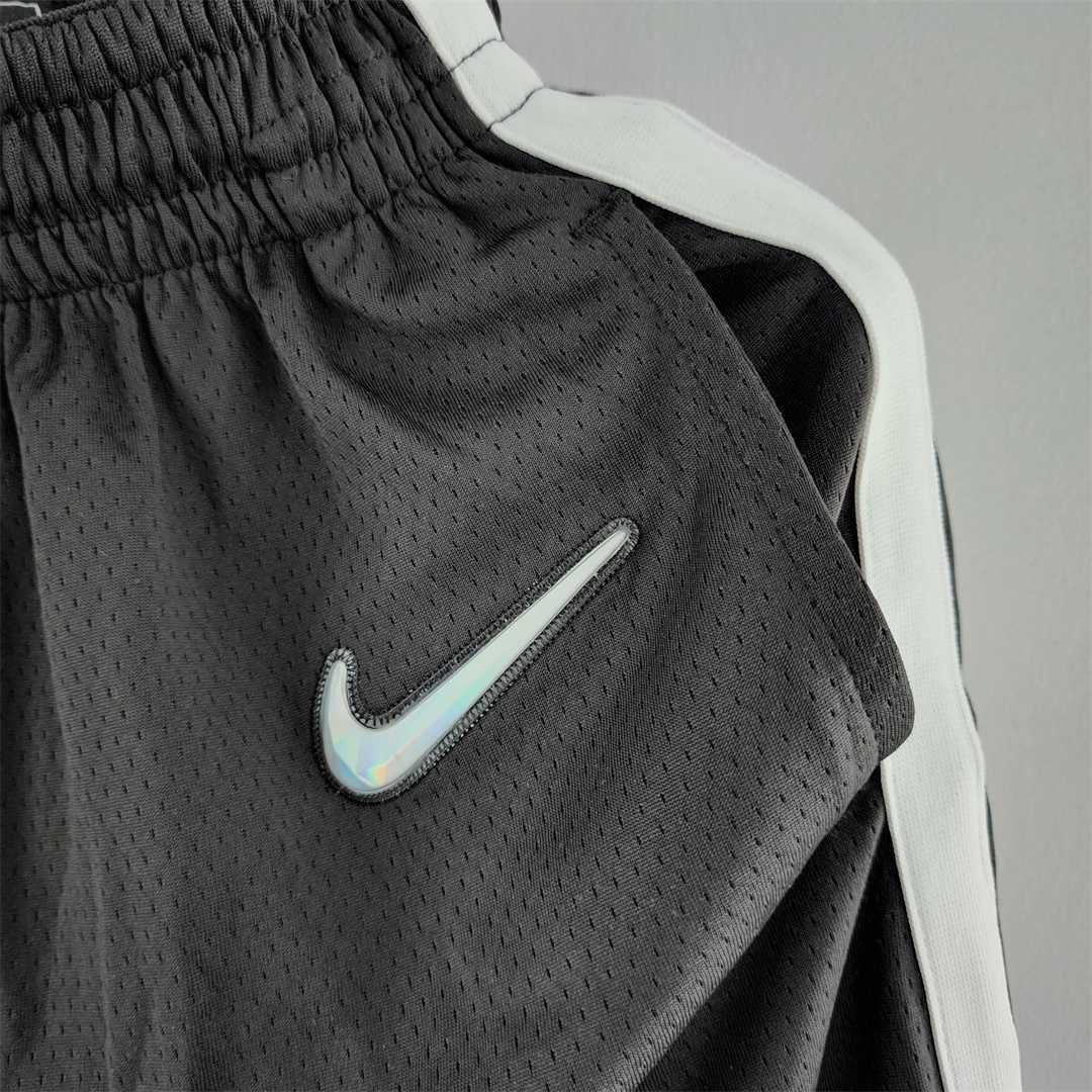 75th Anniversary Brooklyn Nets NBA Shorts Black 6