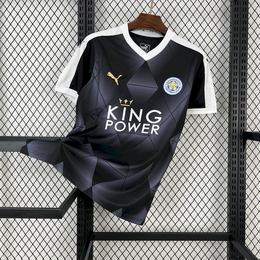 15-16 Leicester City Away Retro Kit Vintage Shirt AAAAJersey Supplier Yupoo