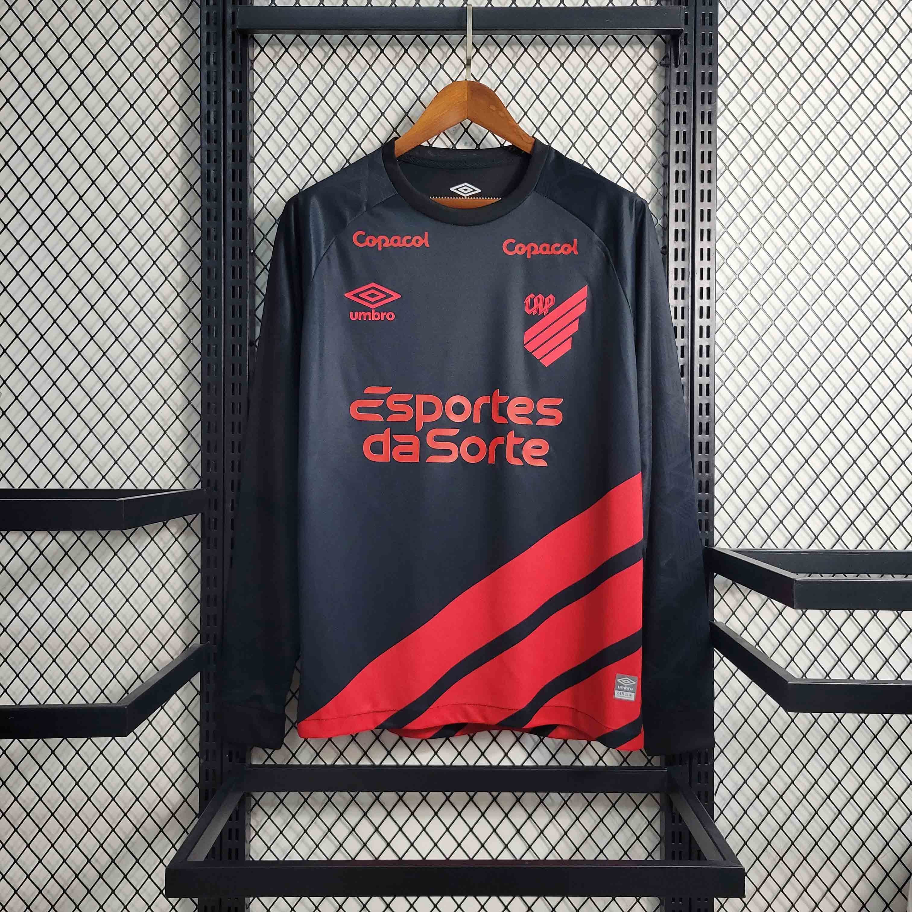 23-24 Long Sleeve Athletico Paranaense Away S-4XL