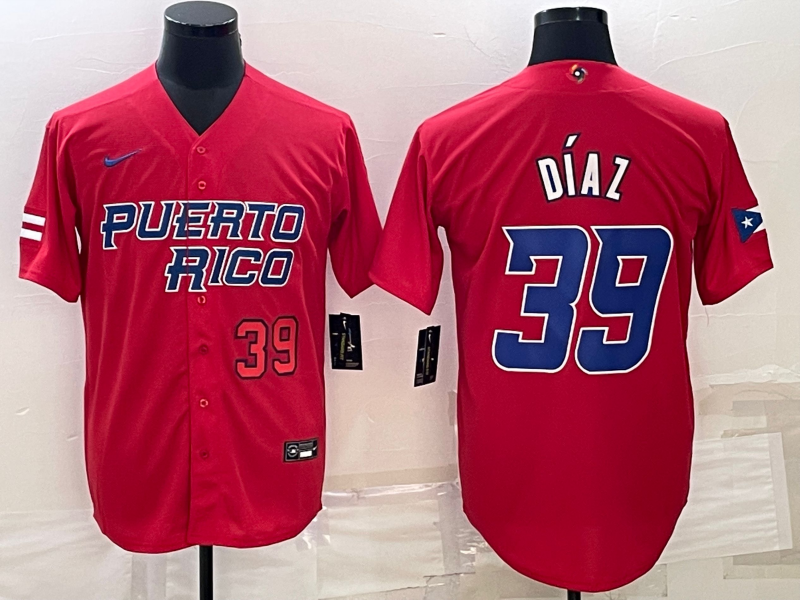 Puerto Rico 2023 World Cup Baseball Jerseys 49