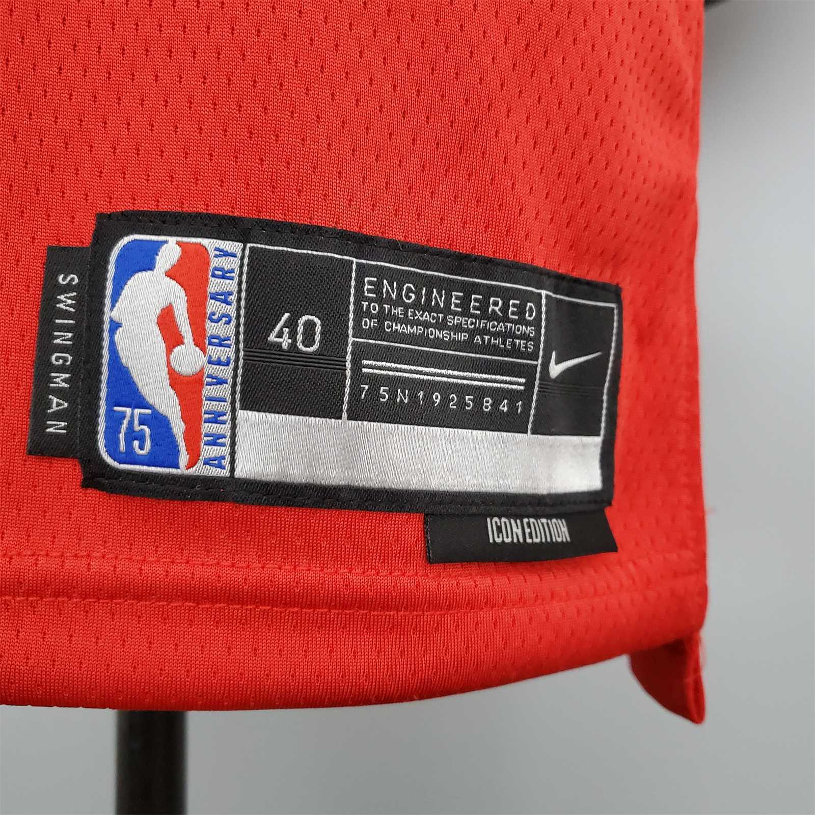 75th Anniversary CARUSO#6 Bulls Red 4