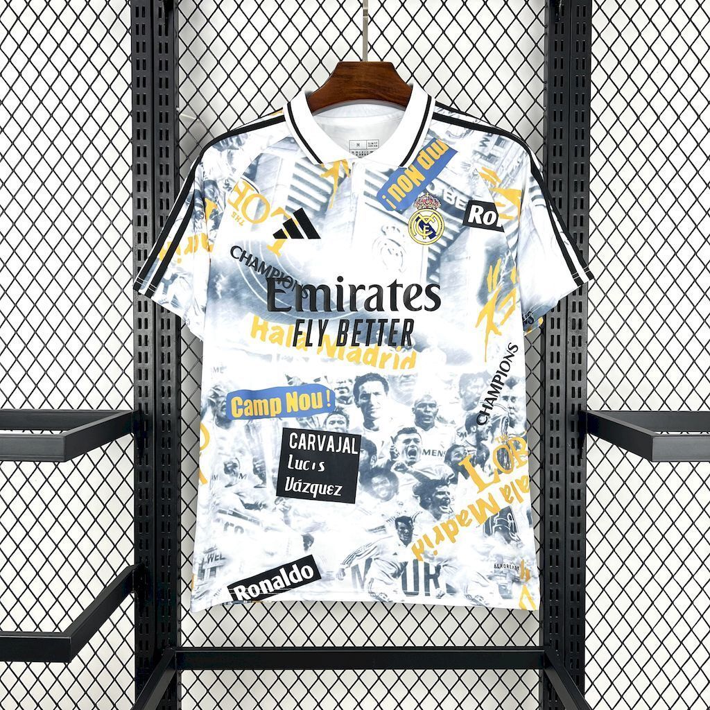 25-26 Real Madrid Champions and Legends Special Kit Football Apparels Soccer AAAAJersey Yupoo