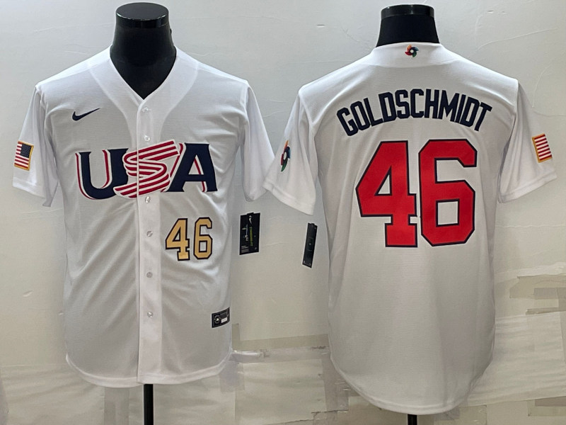 USA 2023 World Cup Baseball Jerseys 5