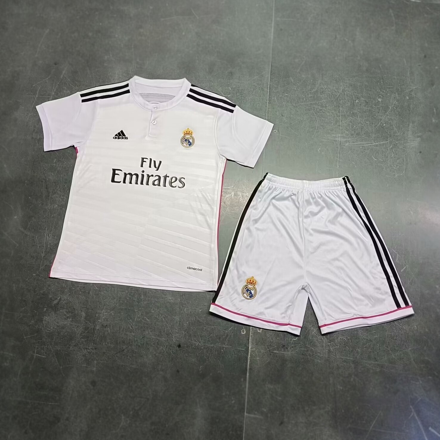 14-15 Real Madrid Kids Retro Home Kit Cheap Jerseys Yupoo 10