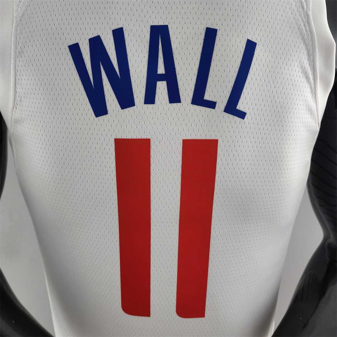 75th Anniversary WALL#11 Los Angeles Clippers NBA Jersey White 7