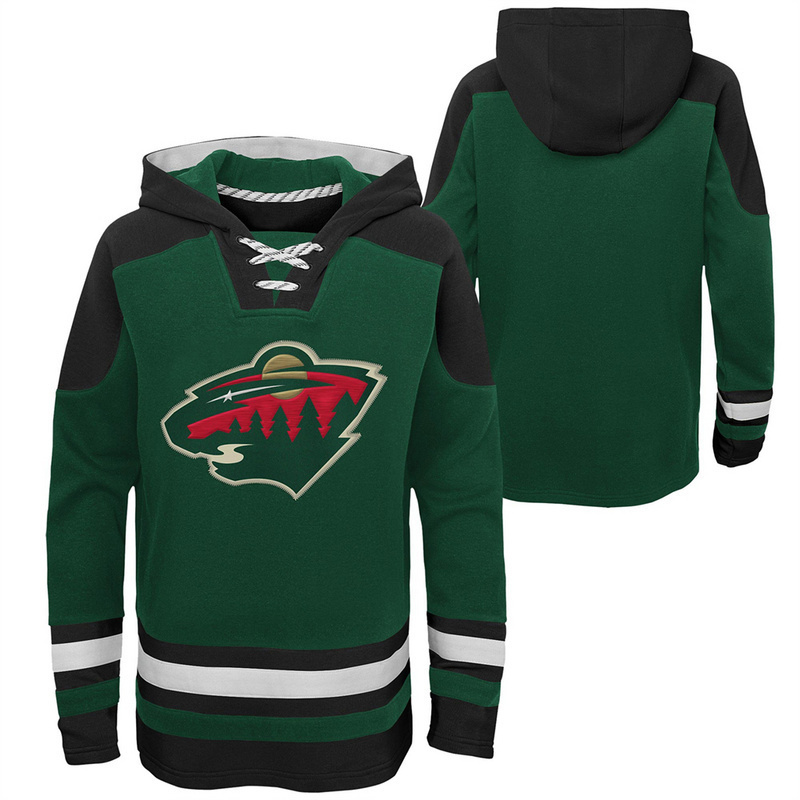 Wild Hoodie Ice Hockey jersey【ID4161449】 M-3XL 明尼苏达荒野队帽衫冰球服 3