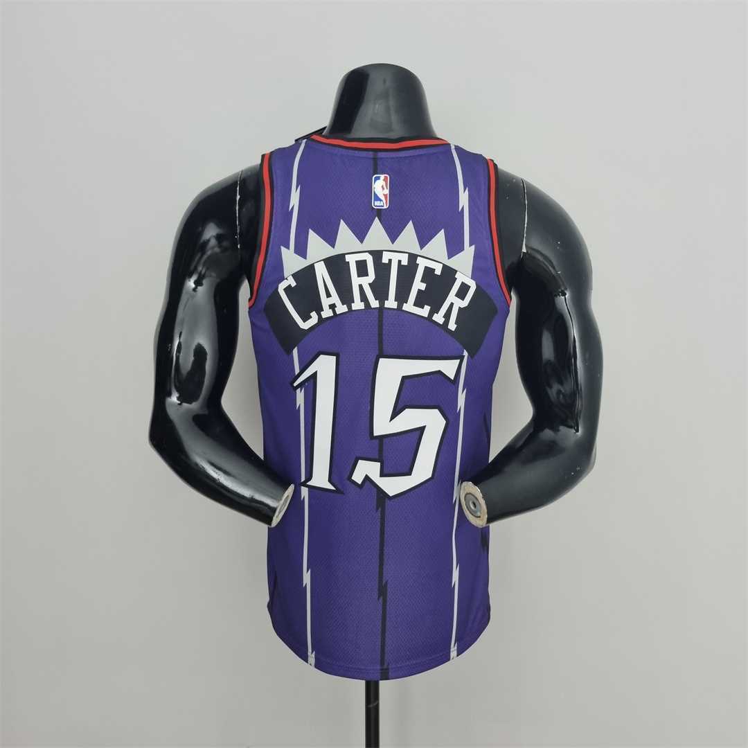 Toronto Raptors CARTER#15 Purple NBA Jersey 7